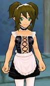 A female game character showing a hairstyle exclusive to Bright Kingdom.